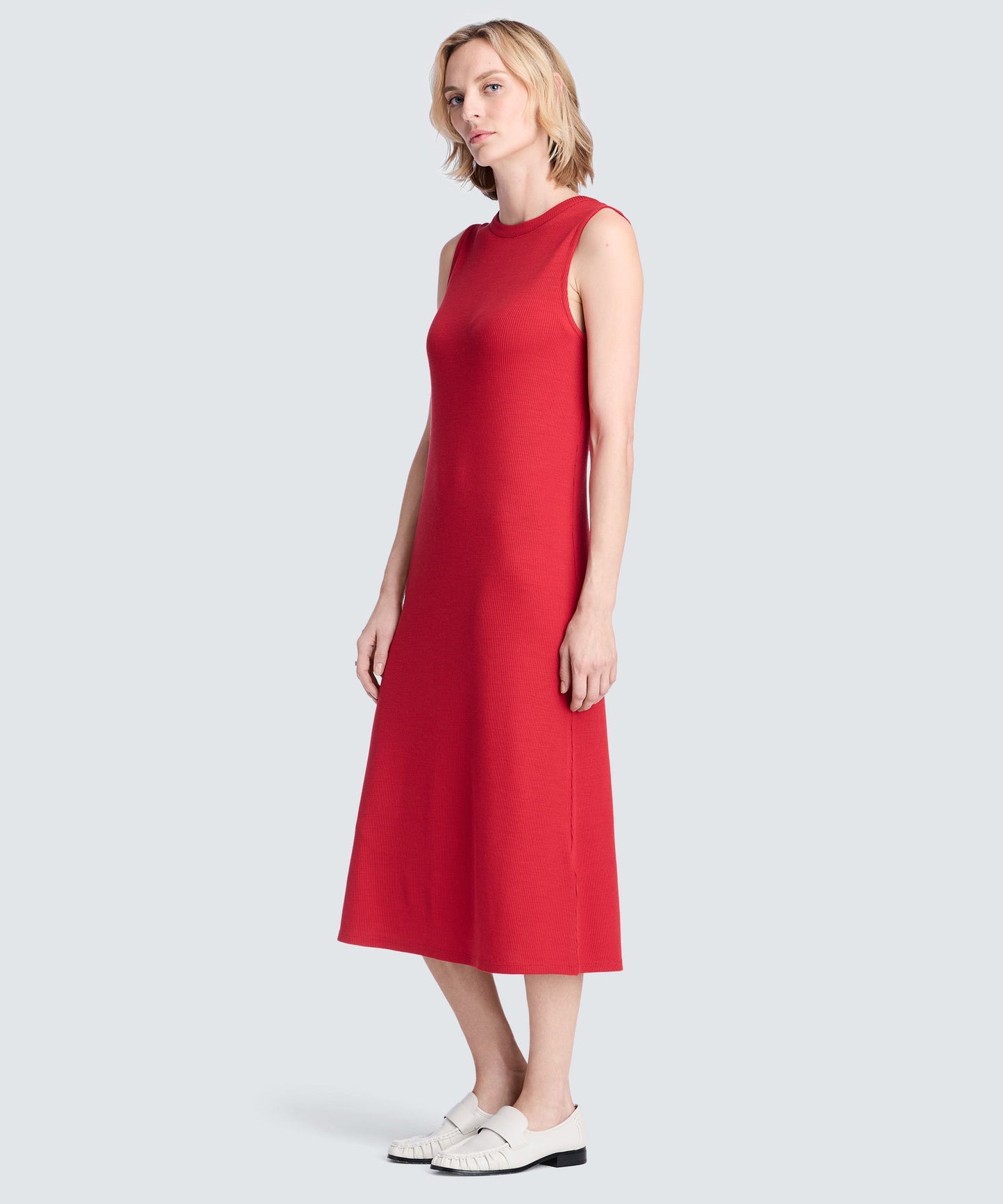 Women's Rib Merino Sleeveless Dress
