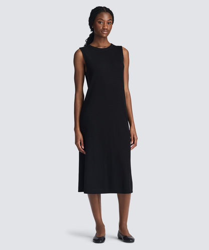 Women's Rib Merino Sleeveless Dress