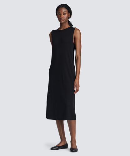 Women's Rib Merino Sleeveless Dress
