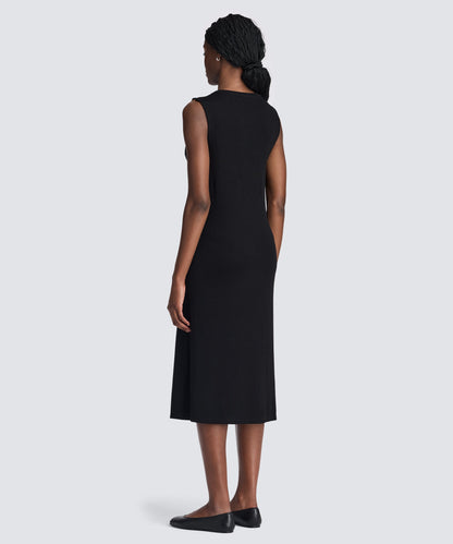 Women's Rib Merino Sleeveless Dress