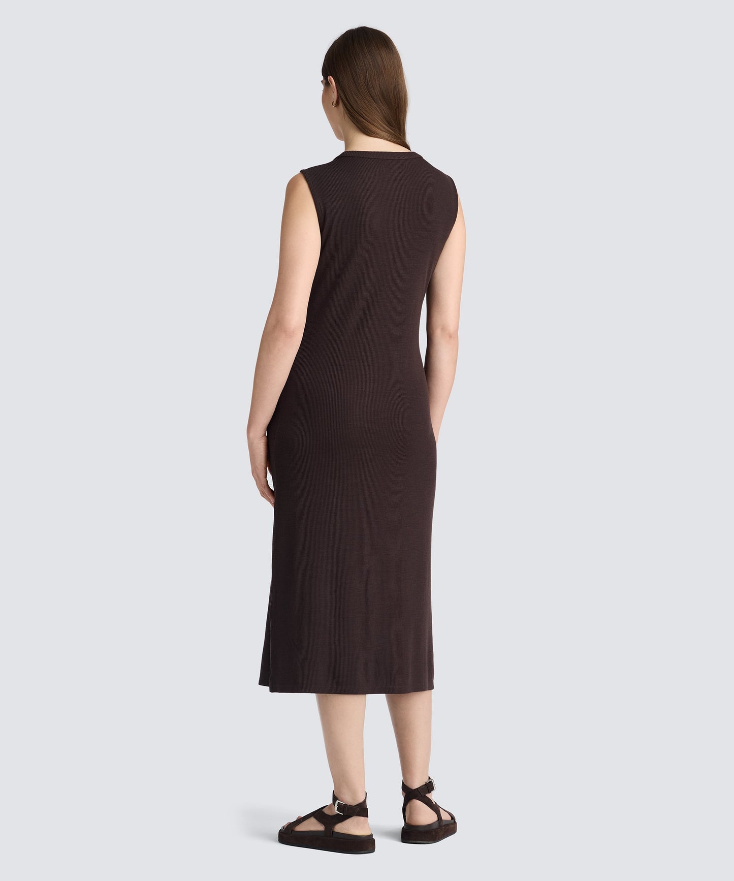 Women's Rib Merino Sleeveless Dress