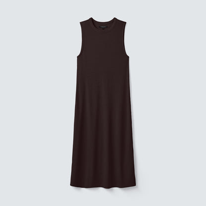 Women's Rib Merino Sleeveless Dress
