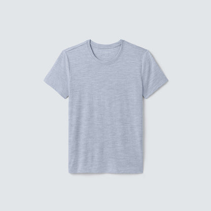 Women's Petite Merino Crew Neck T-Shirt