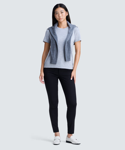 Women's Petite Merino Crew Neck T-Shirt