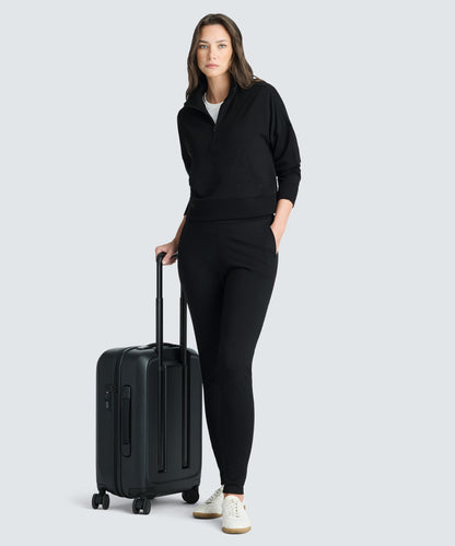 Women's Merino Cropped Quarter Zip