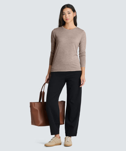 Women's Long Sleeve Merino Crew