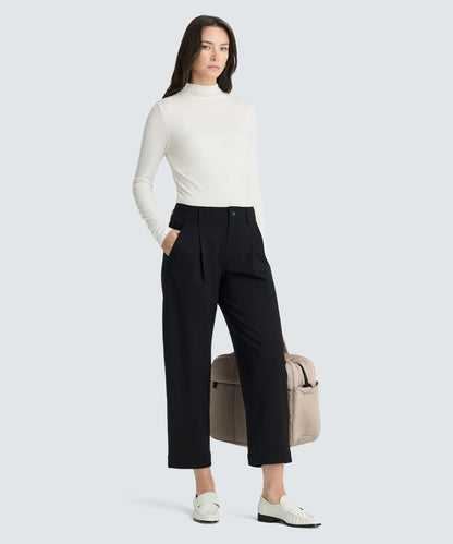 Women's Merino Mock Neck Top