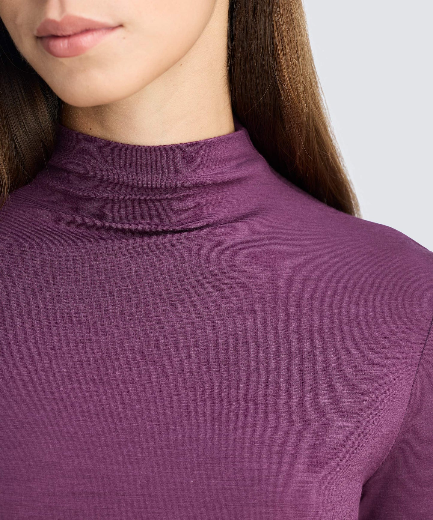 Women's Merino Mock Neck Top