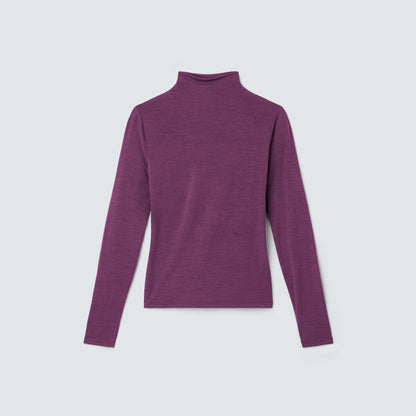 Women's Merino Mock Neck Top