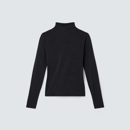 Women's Merino Mock Neck Top