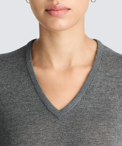 Women's Merino V-Neck Sweater