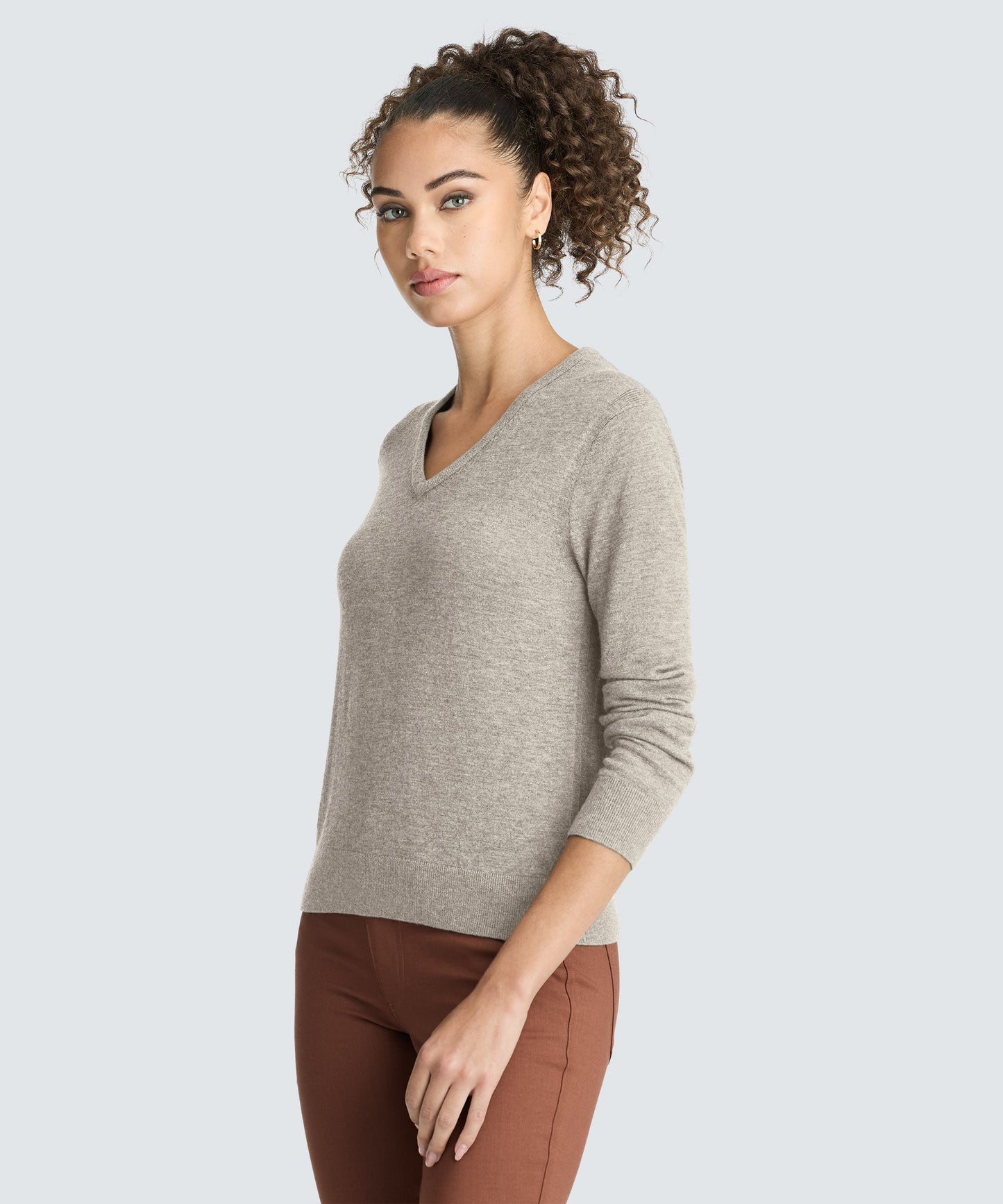 Women's Merino V-Neck Sweater
