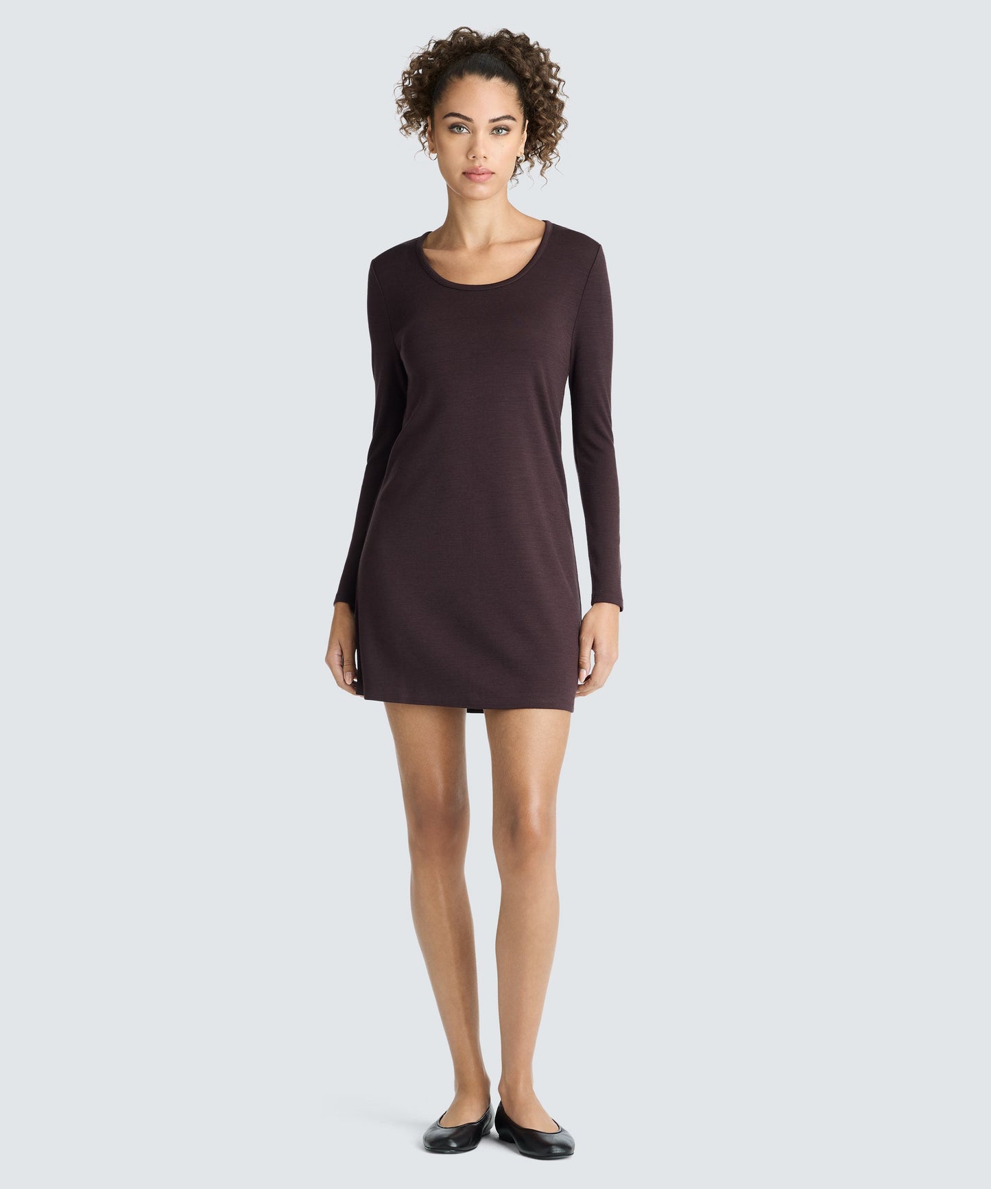 Women's Mini Merino Long Sleeve Dress