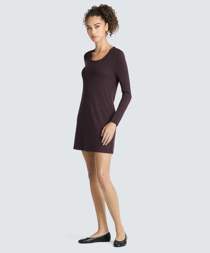 Women's Mini Merino Long Sleeve Dress