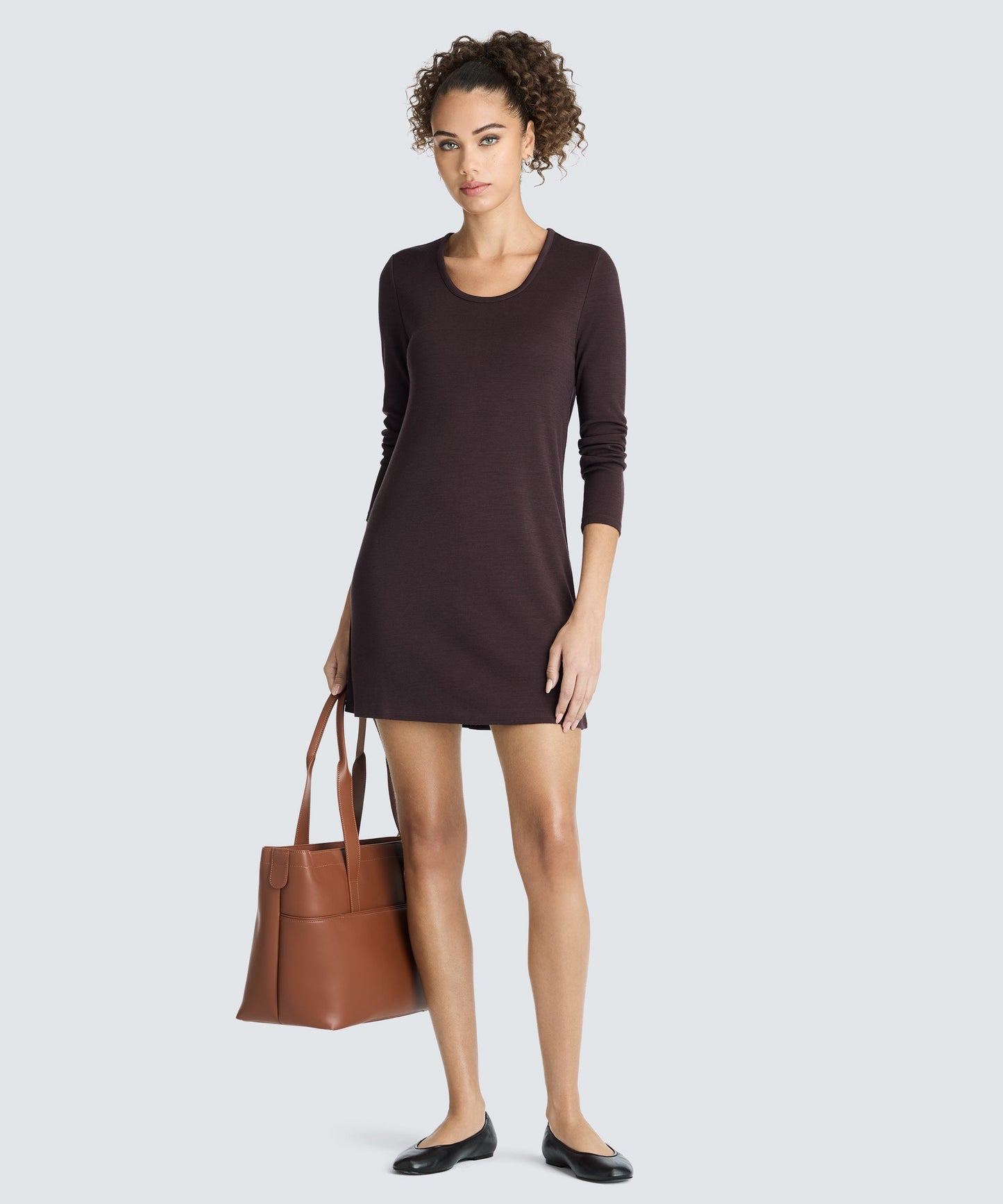 Women's Mini Merino Long Sleeve Dress