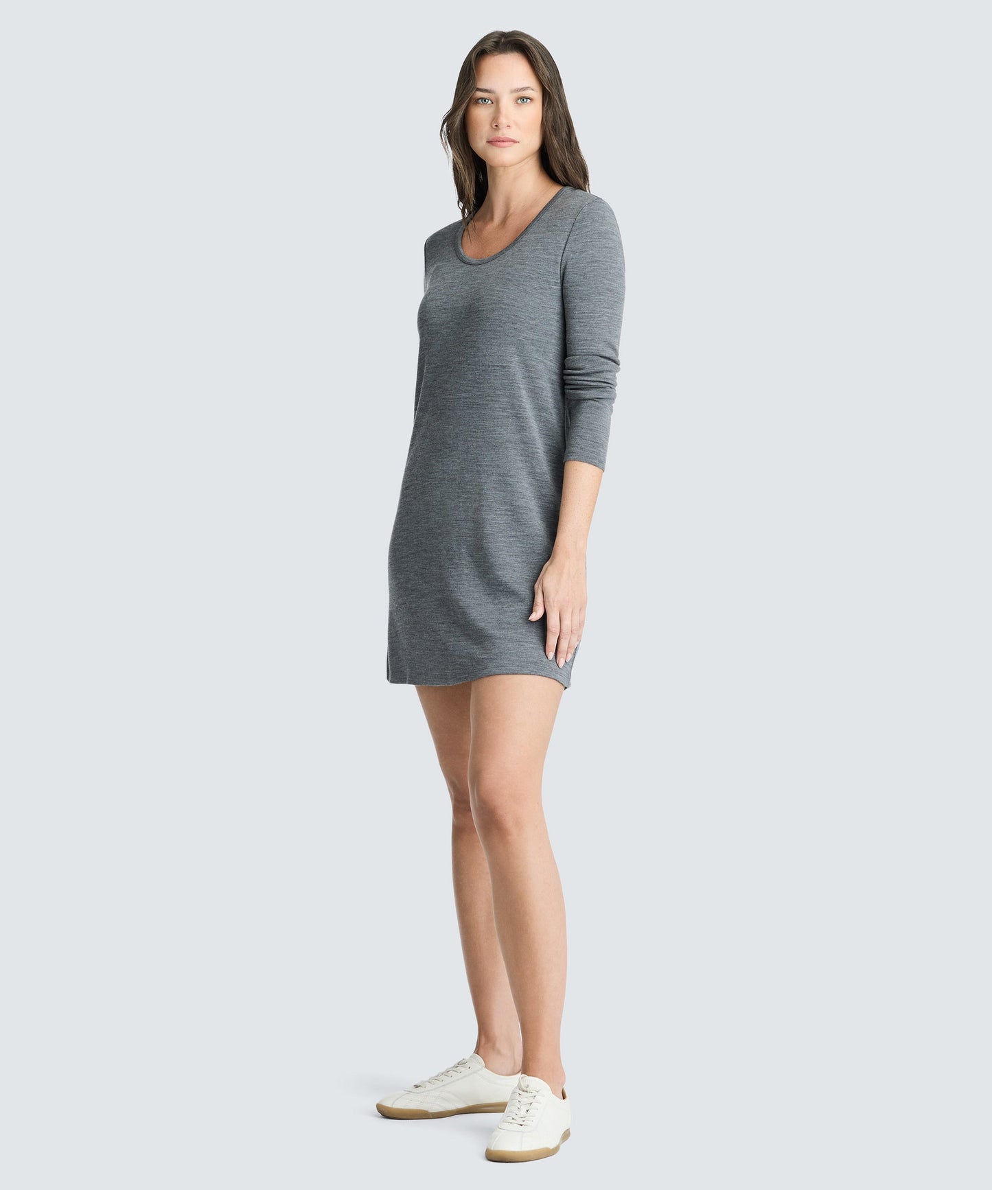 Women's Mini Merino Long Sleeve Dress