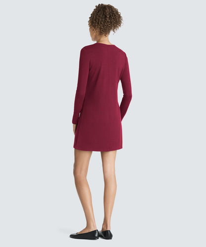 Women's Mini Merino Long Sleeve Dress