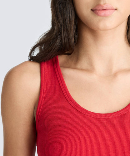 Women's Merino Rib Scoop Neck Tank