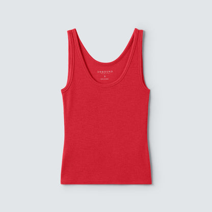 Women's Merino Rib Scoop Neck Tank