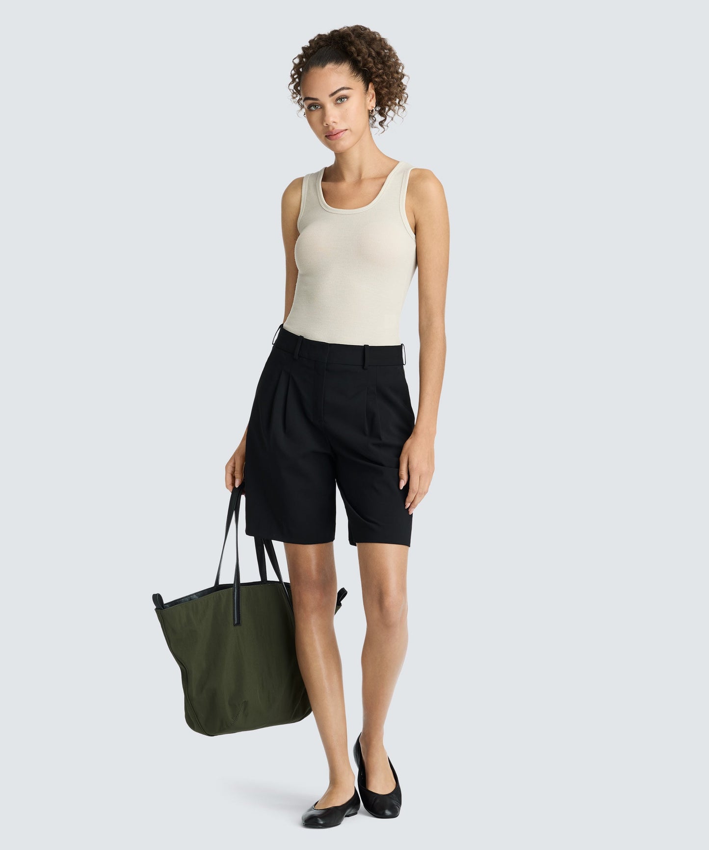 Women's Merino Rib Scoop Neck Tank