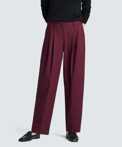 Women's Wide Leg Merino Travel Trouser