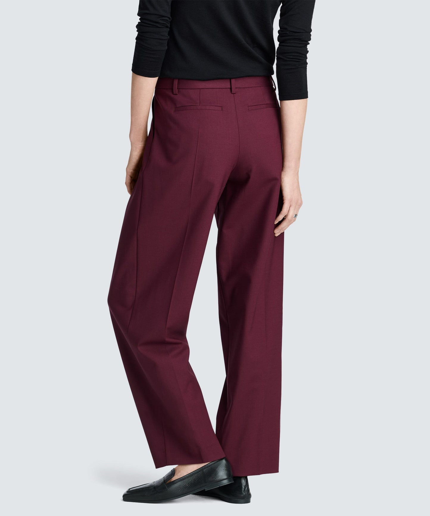 Women's Wide Leg Merino Travel Trouser