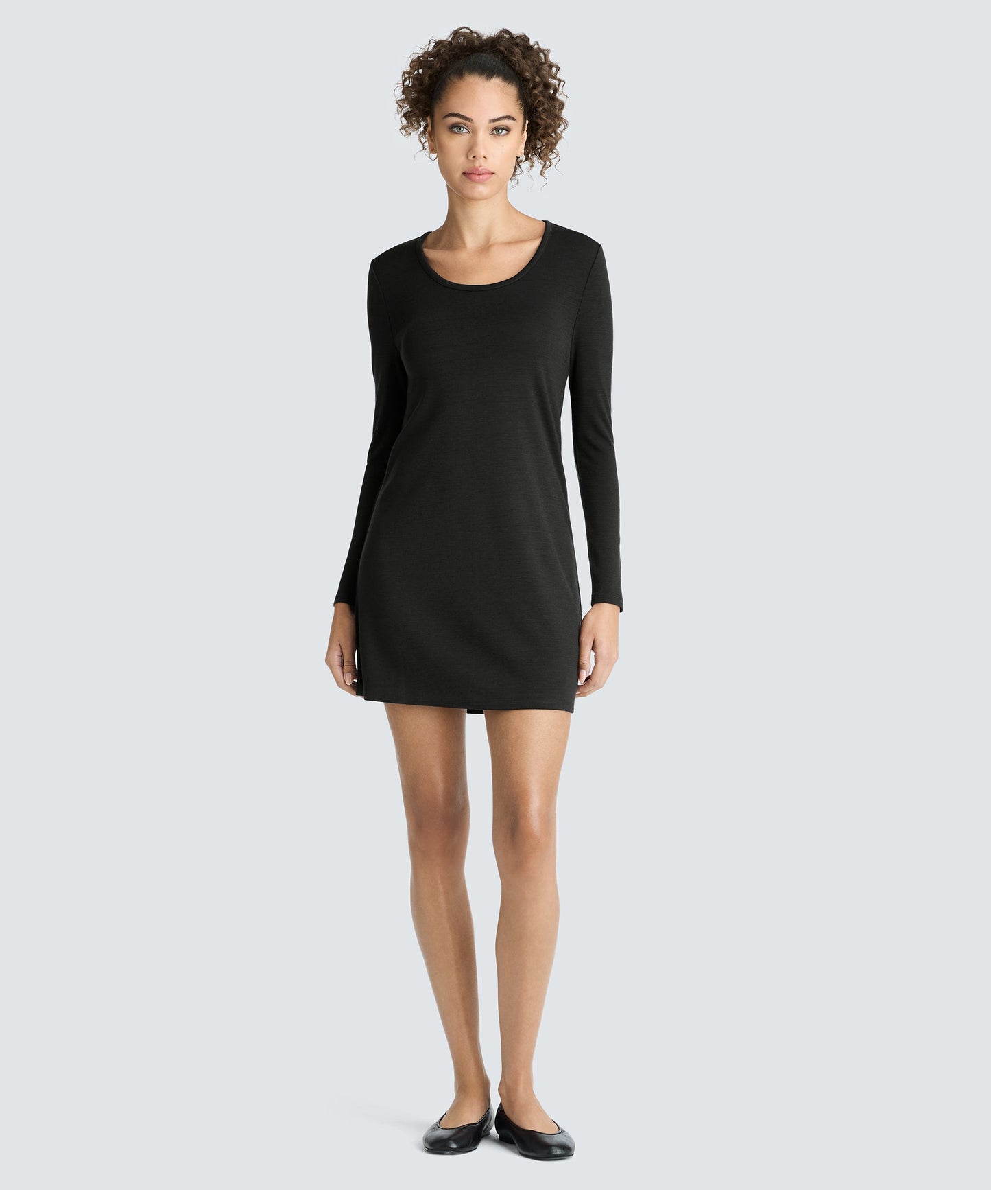 Women's Mini Merino Long Sleeve Dress