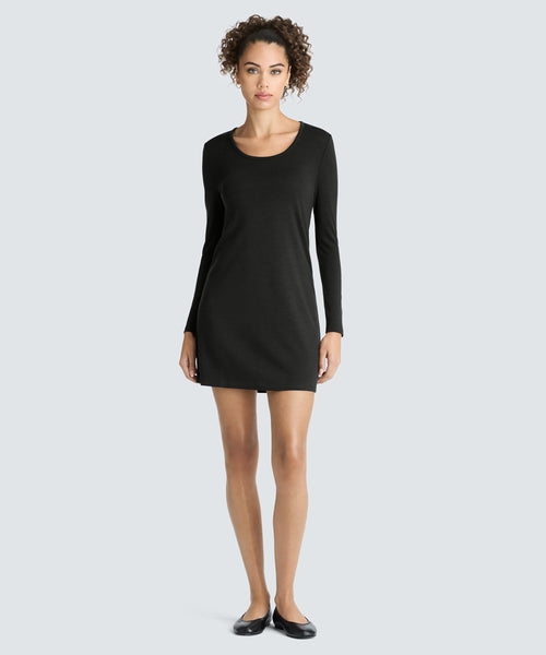 Women's Mini Merino Long Sleeve Dress