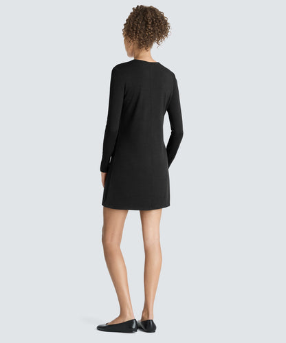 Women's Mini Merino Long Sleeve Dress
