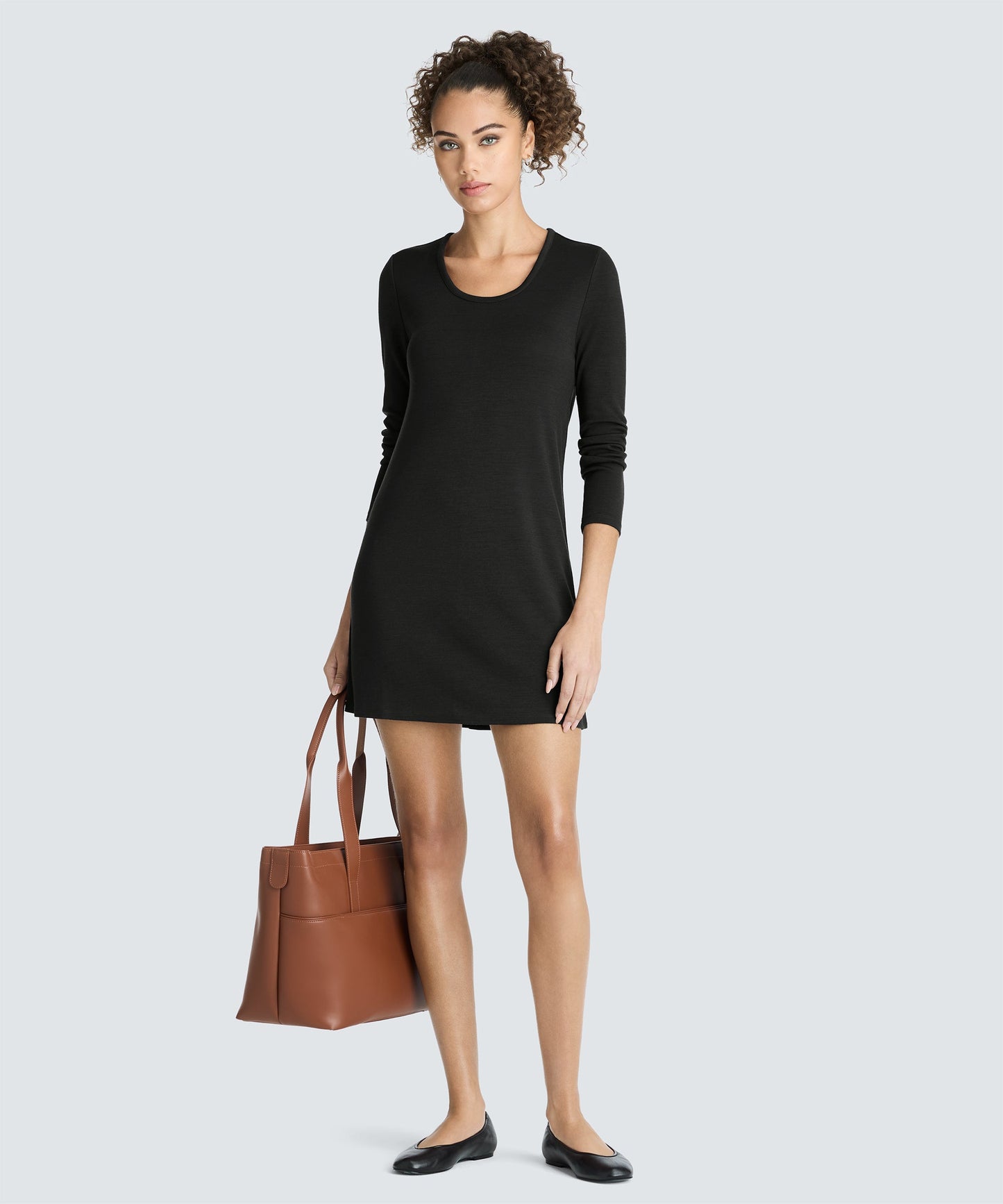 Women's Mini Merino Long Sleeve Dress