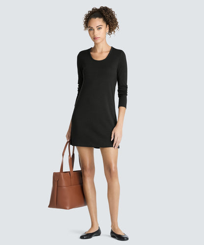 Women's Mini Merino Long Sleeve Dress
