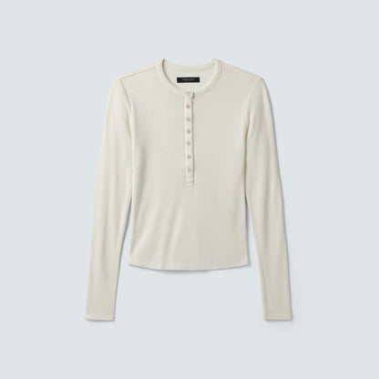 Women's Merino Rib Henley