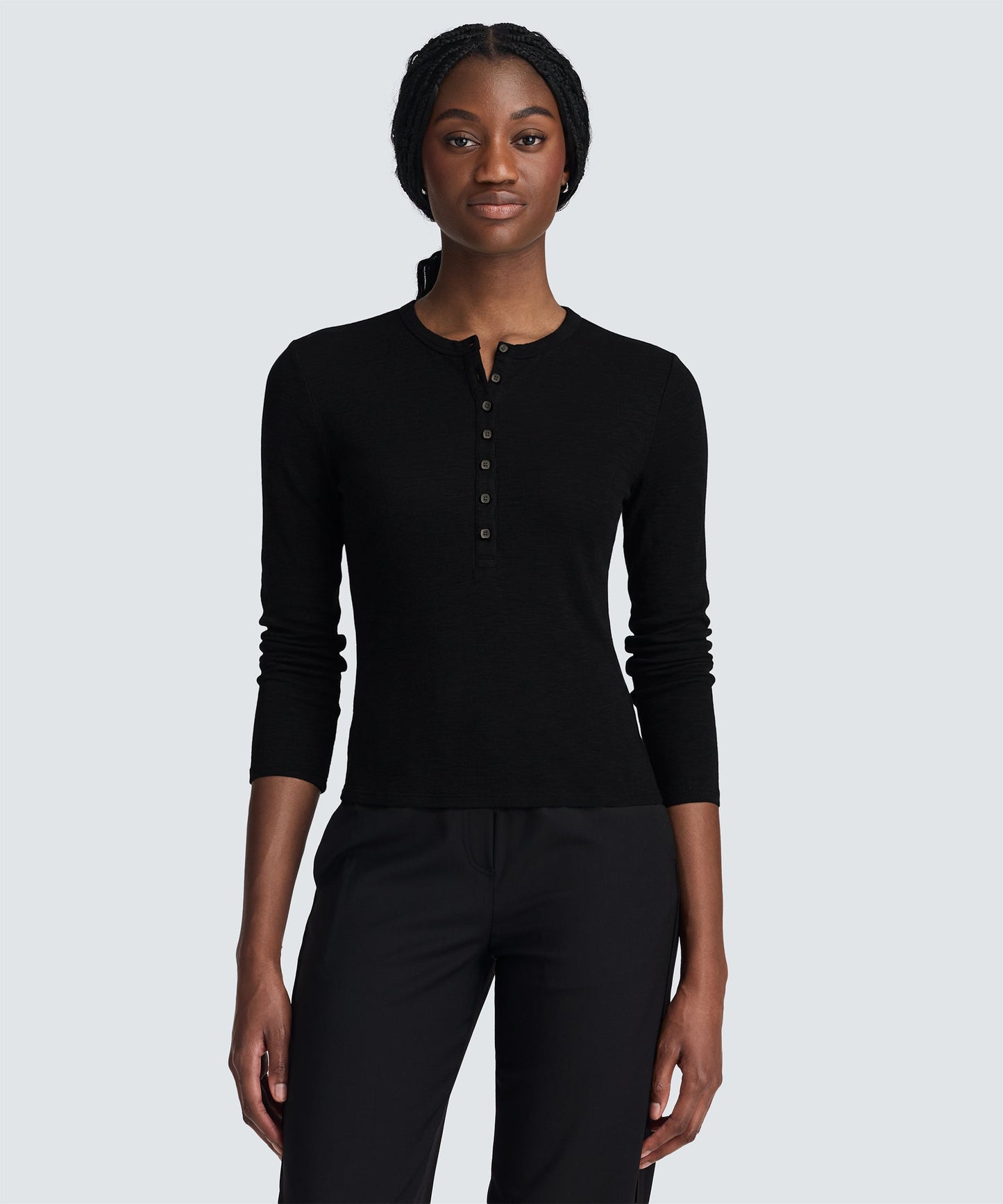Women's Merino Rib Henley