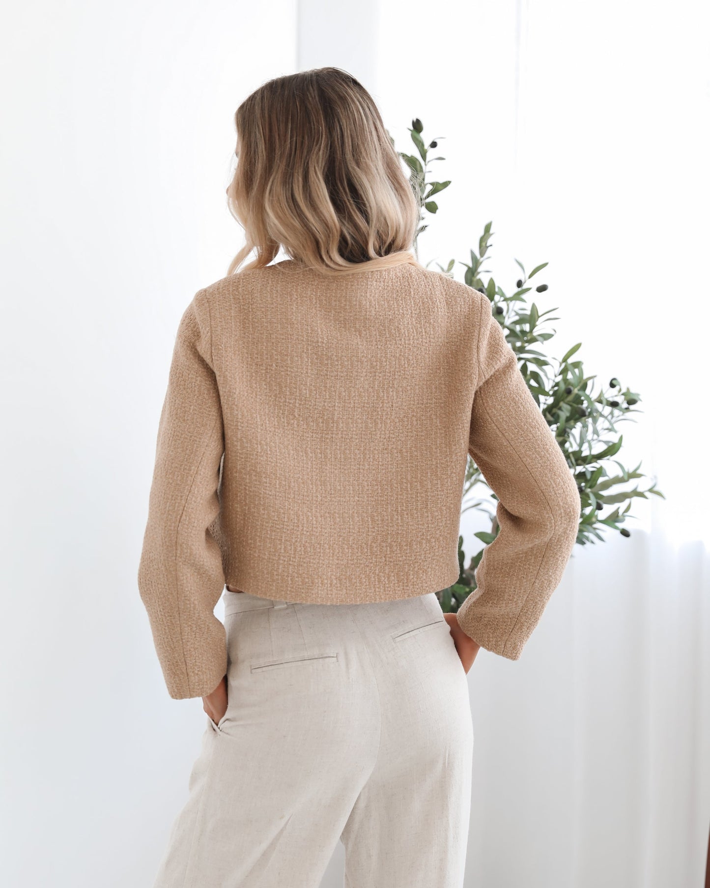 Valdivia Mocha Jacket | Women's Cropped Jacket