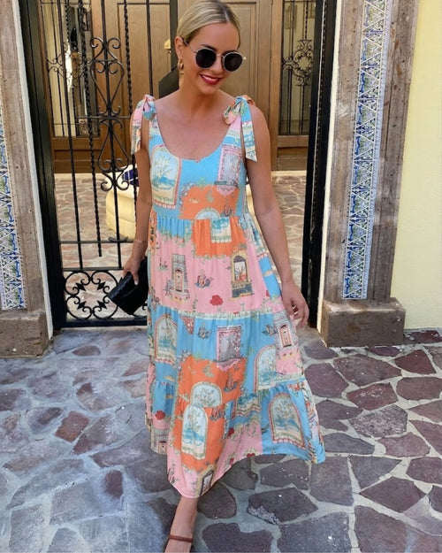 Vernicia Dress - Multi Print