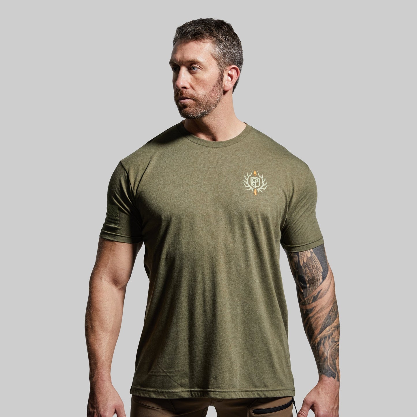 Outdoor Emblem Tee (Tactical Green)