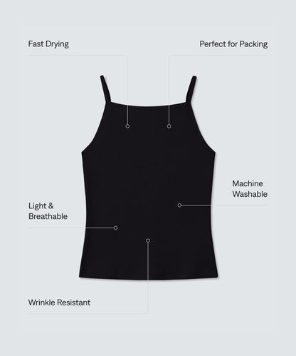 Women's Merino Tencel Rib Tank