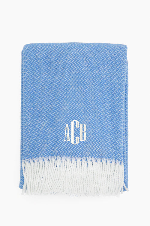 Azure Pezzo Throw