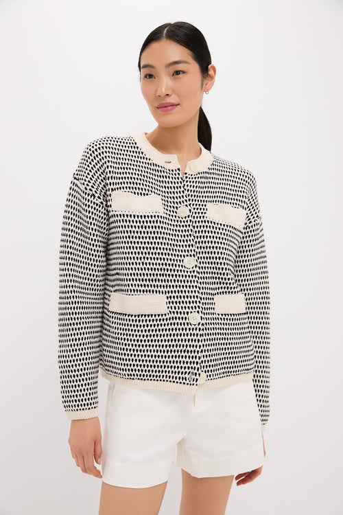 Birch Multi Stitch Tidewell Textured Knit Jacket