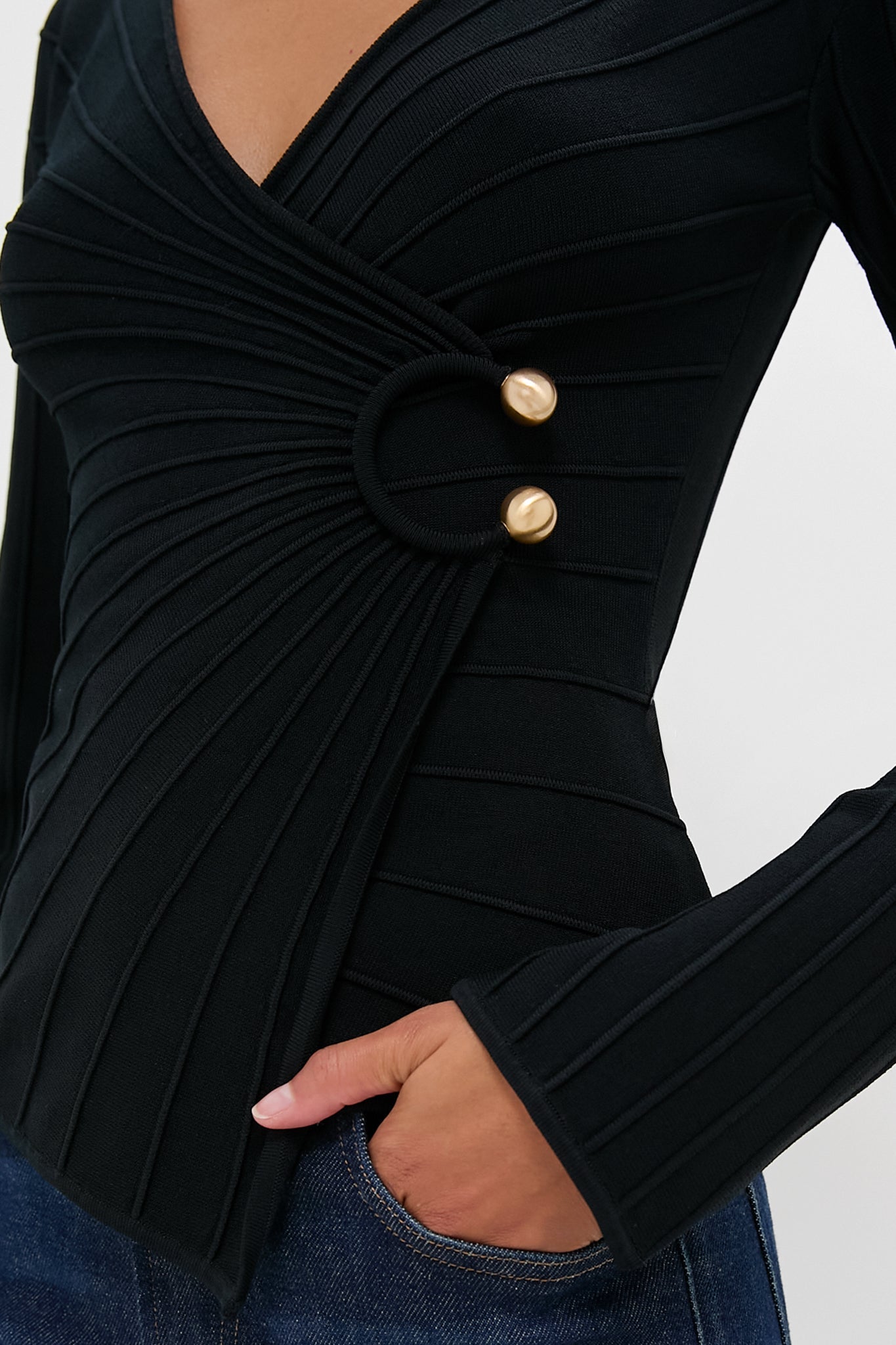Black Collette Top