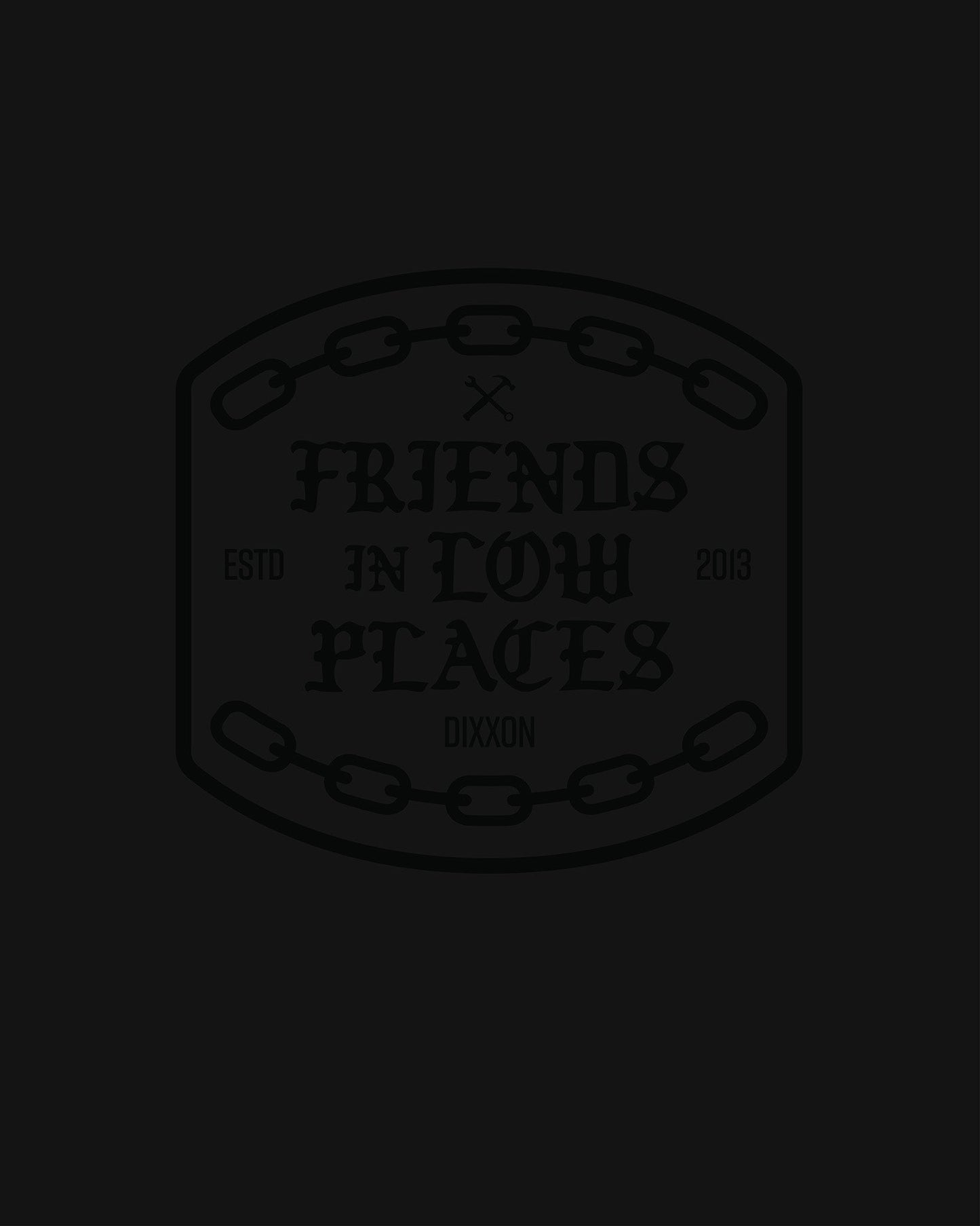 Friends in Low Places 12" Die Cut Sticker