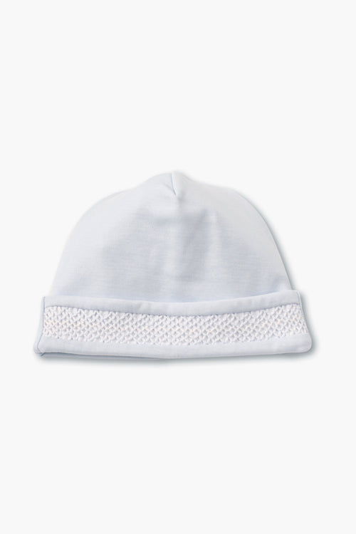 Blue Hand Smocked Hat