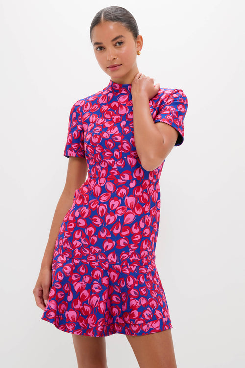 Azure Flamingo Min-C Mini Dress