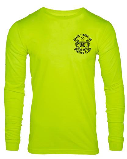 Makers Hi Vis Long Sleeve T-Shirt - Safety Yellow