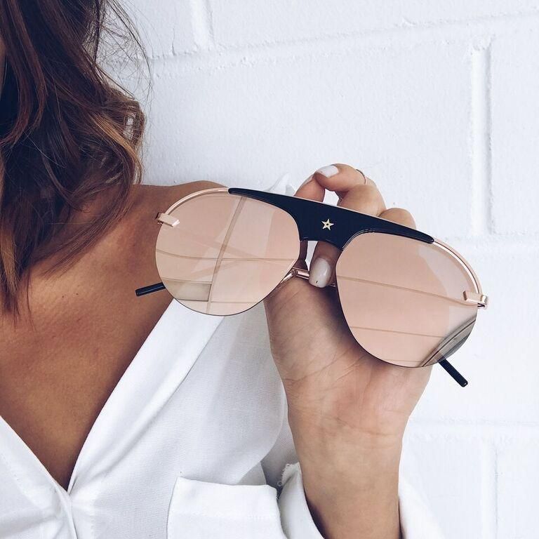 Essen Blush Sunglasses | Women's Reflective Sunglasses