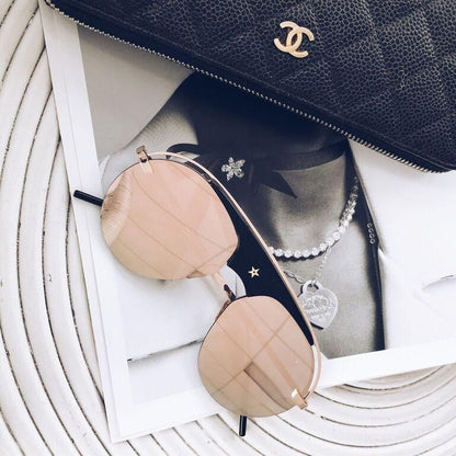 Essen Blush Sunglasses | Women's Reflective Sunglasses