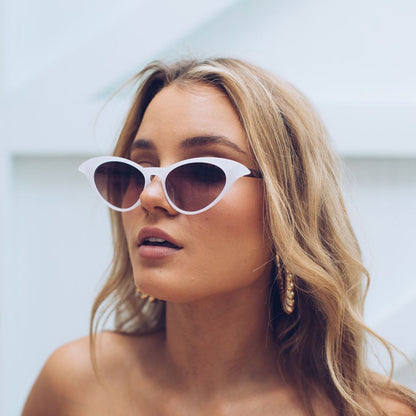 Chiswick White Sunglasses | Women's Tortoise Frame Sunglasses