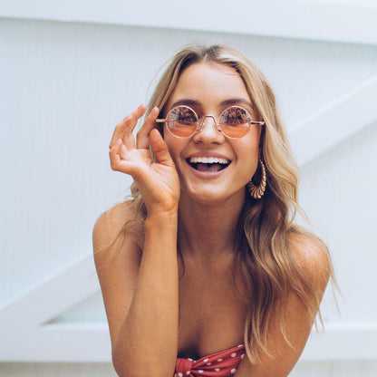 Monaco Blush Sunglasses | Women's Rose Gold Sunglasses