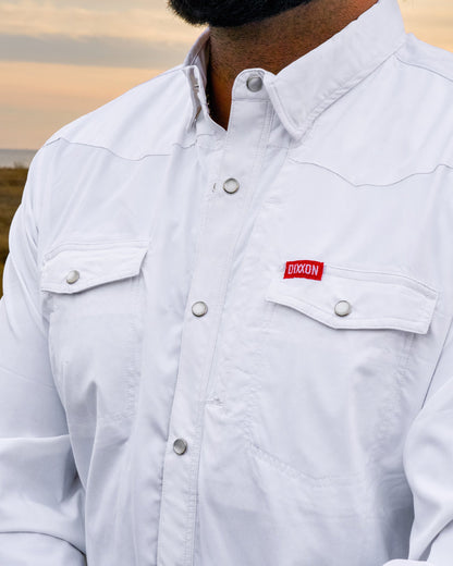 Outdoorsman Performance Long Sleeve - White