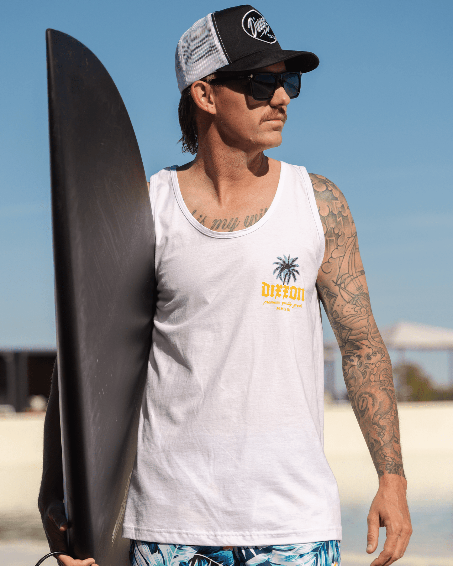 Palms Tank - White